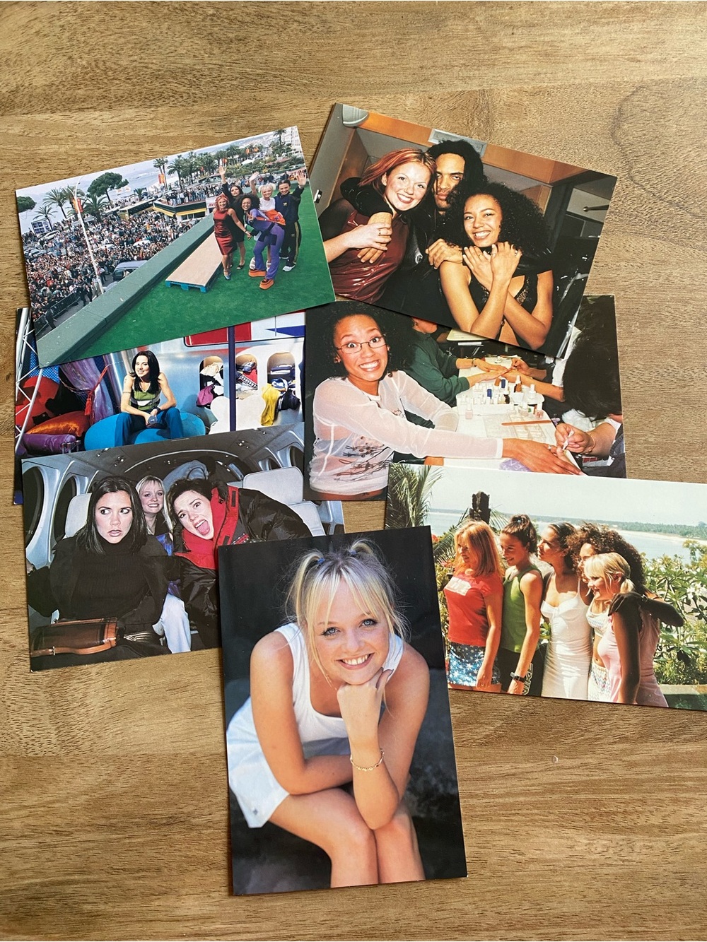 7 Official Spice Girls Collectable Pictures